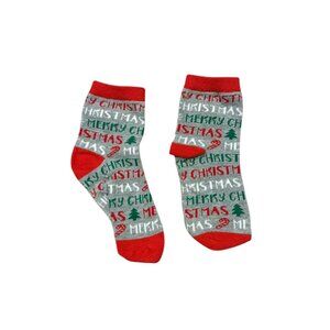 Christmas Socks Bundle – Festive Red, Green & “Merry Christmas” Designs